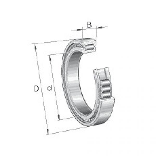 SL182212-A-XL-C3 INA Cylindrical roller bearings SL1822, semi-locating bearing, #1 image