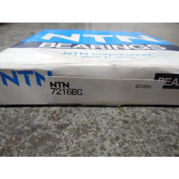 NEW NTN 7216BG Angular Contact Ball Bearing #2 image