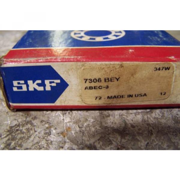 NEW SKF 7306 BEY ANGULAR CONTACT SINGLE ROW BALL BEARING #2 image