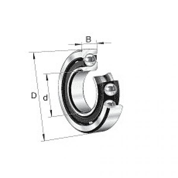 7024-MP-UA FAG Angular contact ball bearing #1 image