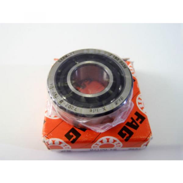 Fag x-life 7202-B-TVP-UA Angular Contact Ball Bearing #1 image