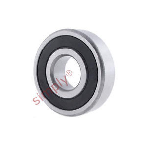 Budget 70052RS Rubber Sealed Single Row Angular Contact Ball Bearing 25x47x12mm #1 image