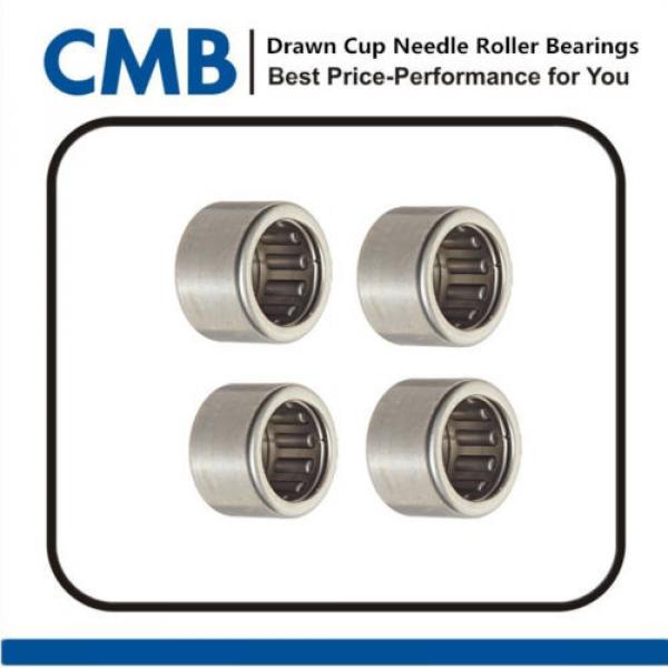 10PCS BK1212 Closed End Drawn Cup Needle Roller Bearing 12x18x12mm New #1 image