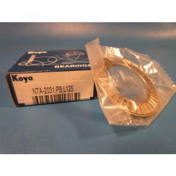 Koyo NTA-2031, PB L125 Needle Roller &amp; Cage Thrust Assembly (Torrington, Timken) #1 image