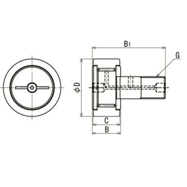 New Cam Follower Needle Roller Bearings Select the size #2 image