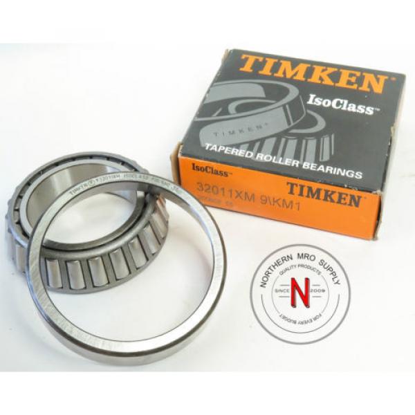 TIMKEN 32011XM 9/KM1 TAPERED ROLLER BEARING CUP &amp; CONE SET 32011-XM #1 image