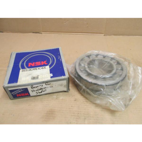 NIB NSK 22318CAME4C4VE SPHERICAL ROLLER BEARING 22318 CA ME 4C4VE E4 90x190x64 #1 image