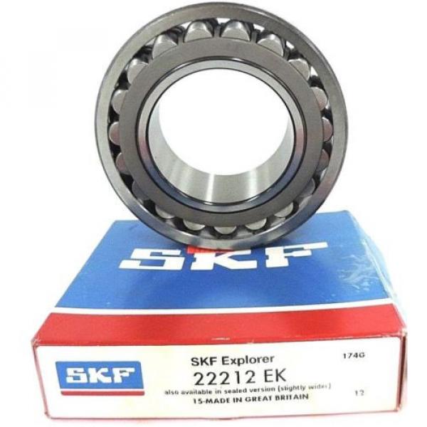 NIB SKF 22212 EK ROLLER BEARING SPHERICAL 60X110X28MM, 22212EK #1 image