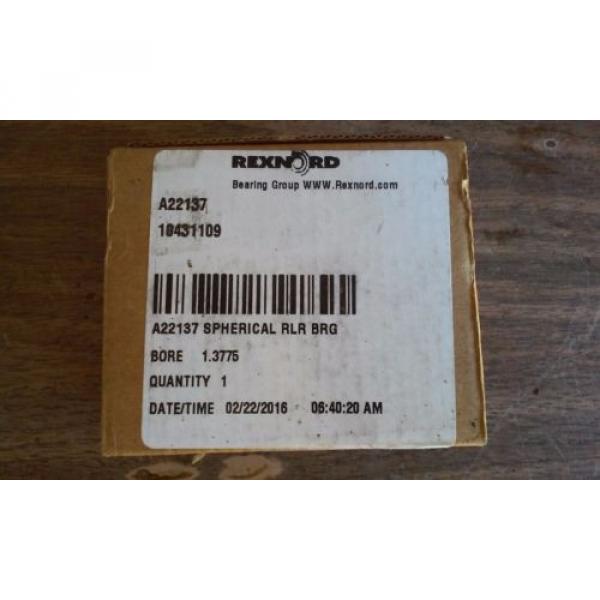 A22137 Spherical Roller Bearing Rexnord #3 image
