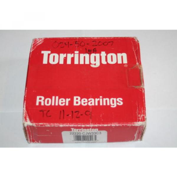 Torrington 22220 CJ.W33.C3 Spherical Roller Bearing  * NEW * #1 image