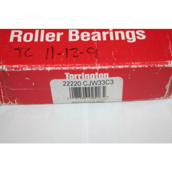 Torrington 22220 CJ.W33.C3 Spherical Roller Bearing  * NEW * #2 image