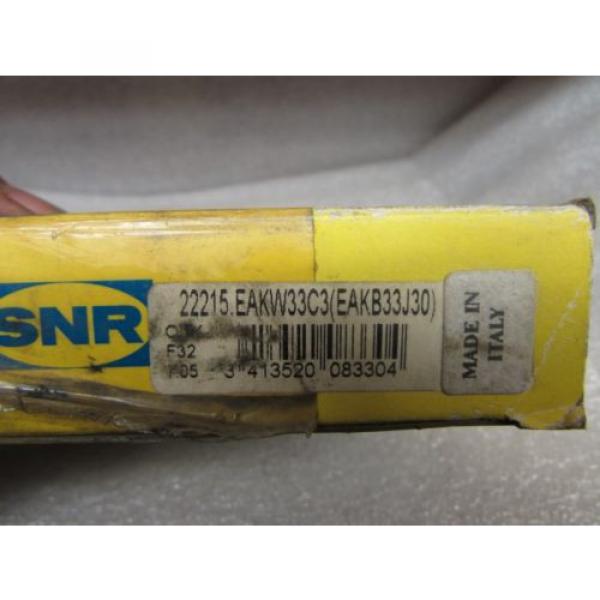 SNR NTN 22215EAKW33C3  SPHERICAL ROLLER BEARING NIB EAKB 33J30 A4 #3 image