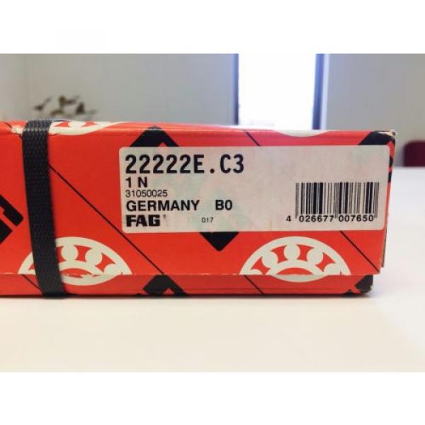 22222 FAG BRAND - NEW IN BOX - FREE SHIPPING - SPHERICAL ROLLER BEARING #1 image