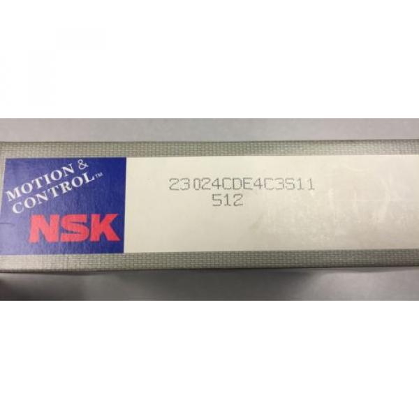 *NEW* NSK SPHERICAL ROLLER BEARING 23024CDE4C3S11 #2 image