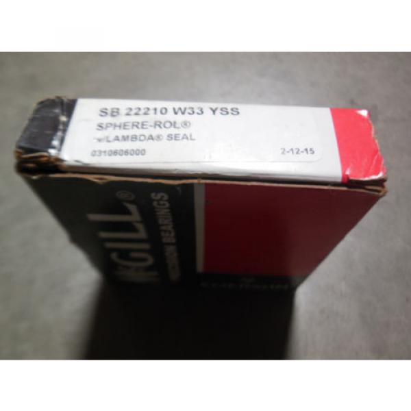 New McGill Spherical Roller Bearing SB22210W33YSS #1 image