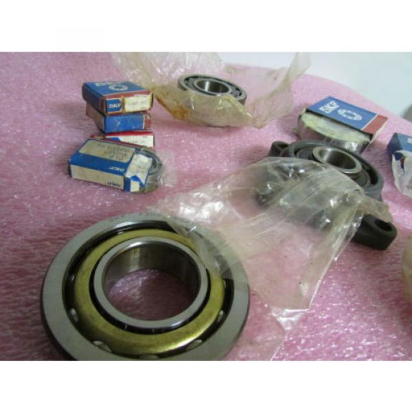 SKF Bearings Mixed Lot of 12 Pillow Block Roller Spherical Bearings 6208-6210 #5 image