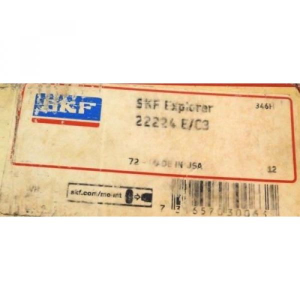 NIB SKF EXPLORER 22224 E/C3 SPHERICAL ROLLER BEARING 22224EC3 #4 image