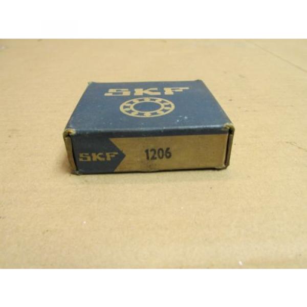 NIB Self-aligning ball bearings Spain SKF 1206 SELF ALIGNING BALL BEARING 1 206 30x62x16 mm #1 image