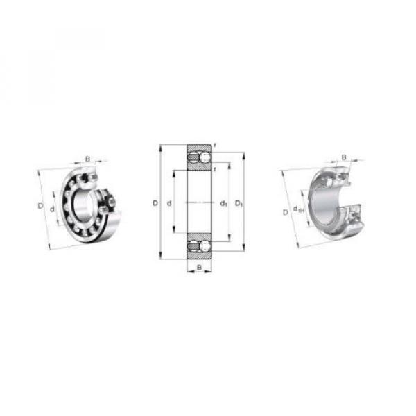 Lot ball bearings Finland of NEW NSK 1202  (6202 7202) SELF ALIGNING BALL BEARING OD=35, ID=15, THK=11 #4 image