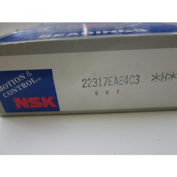 *NEW* 22317EAE4C3 NSK SPHERICAL ROLLER BEARING #2 image