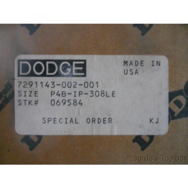 New Dodge 3-1/2&#034; Pillow Block Spherical Roller Exp Bearing, 069584, P4B-IP-308LE #4 image