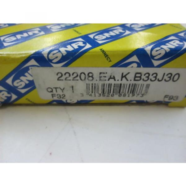 *NEW* 22208EAKB33J30 SNR New Spherical Roller Bearing Taper Bore #2 image