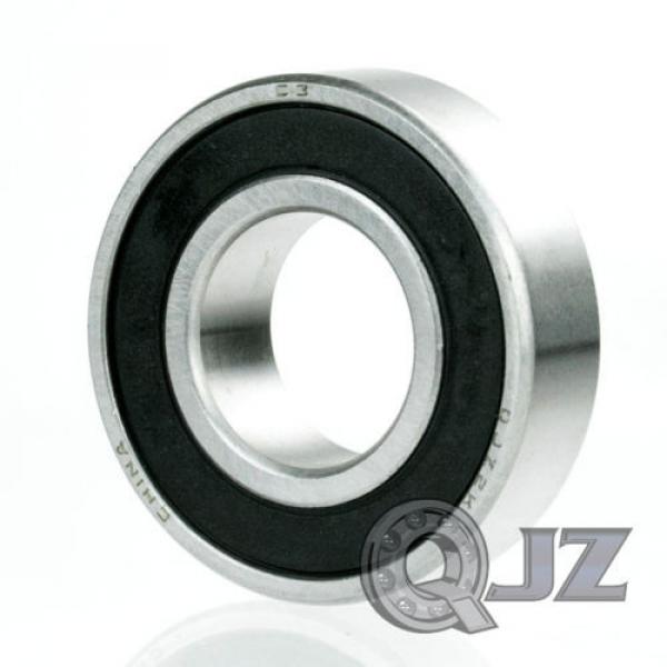 4x Self-aligning ball bearings Japan 2205-2RS Self Aligning Ball Bearing 52mm x 25mm x 18mm NEW Rubber #2 image