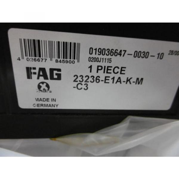 1 Nib Fag 23236-E1A-K-M-C3 Spherical Roller Bearing OD 320 mm width 112 #1 image