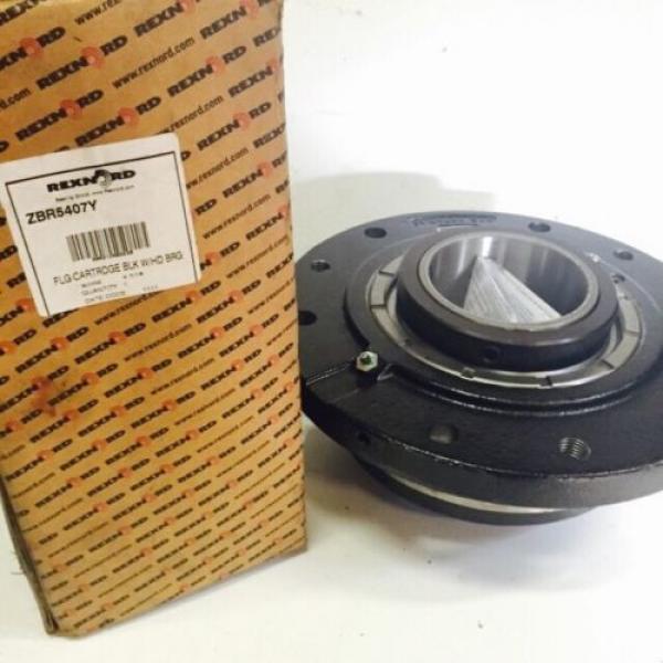 ZBR5407Y Rexnord 5000 SERIES Piloted Spherical Roller Cartridge Flanged BearingS #3 image