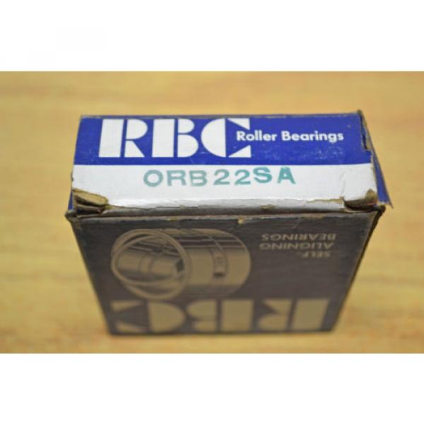 RBC ORB22SA 1.48&#034; Bore x 2-3/16&#034;OD Unsealed Spherical Plain Bearing #3 image