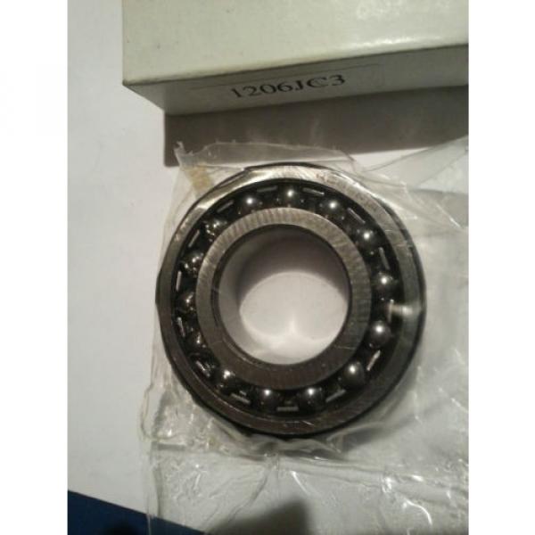 (5) Self-aligning ball bearings UK New 1206JC3 Bearings 1206 Double Row Self-Aligning Ball 499-6370 Series 1200 #4 image