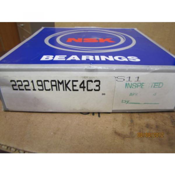 NSK Self-aligning ball bearings France Self Aligning Ball Bearing 22219CAMKE4C3S11 22219CAKS11 22219E4C3S11 New #2 image