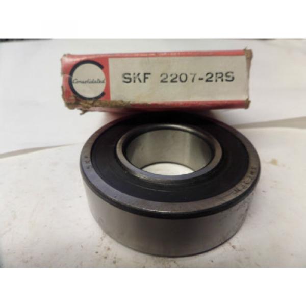 SKF Self-aligning ball bearings New Zealand Consolidated Self Aligning Ball Bearing 2207-2RS 2207-2RS1 22072RS1 New #1 image