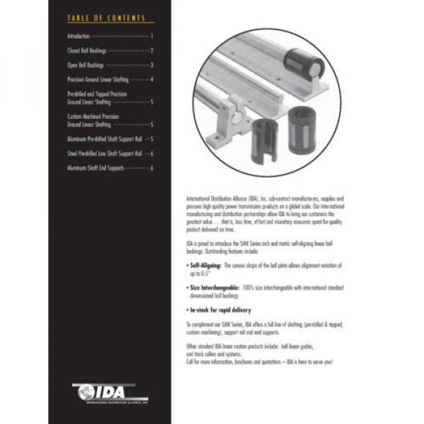 SAMICK Self-aligning ball bearings New Zealand self-aligning ball bushing - LMBS8 / SMKBS8 #3 image