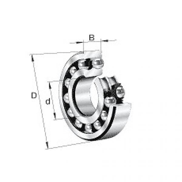 2217-K-M-C3 ball bearings Portugal FAG Self-aligning ball bearings 22..-K, main dimensions to DIN 630, #1 image