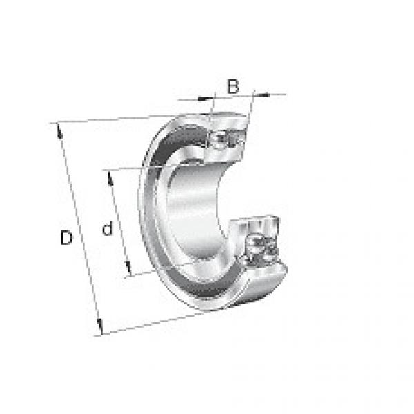 2205-2RS-TVH ball bearings Malaysia FAG Self-aligning ball bearings 22..-2RS, main dimensions to DIN 63 #1 image