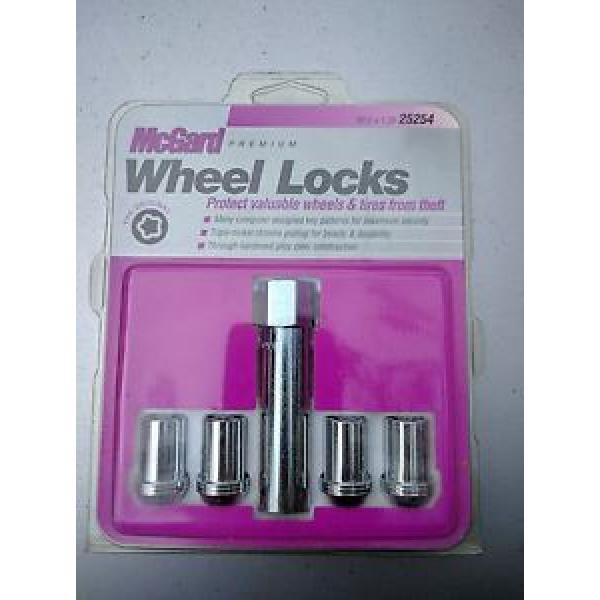 McGard 25254 Tuner Cone Seat Wheel Lock Lug Nuts, Chrome, 4 Locks, 1Key M12x1.25 #1 image