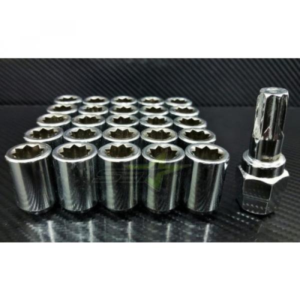 20 LUG NUTS TUNER ACORN LUG NUTS 1/2-20  CHROME OPEN END FOR JEEP JK CJ YJ TJ #1 image