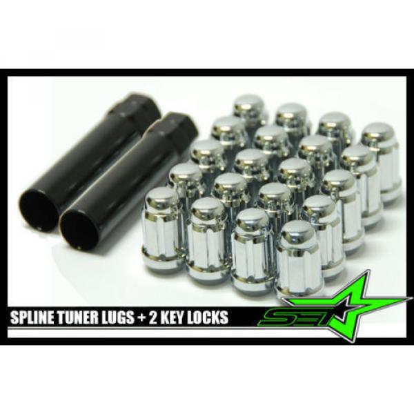 24 SPLINE LUG NUTS +2 KEYS | 12X1.5 | FITS TOYOTA FJ TACOMA TUNDRA 4RUNNER 6x5.5 #1 image