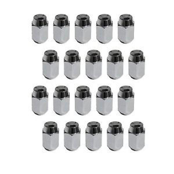 20 Piece Acorn Style Chrome Lug Nuts 1/2&#034; Inch Thread Pitch 3 #1 image