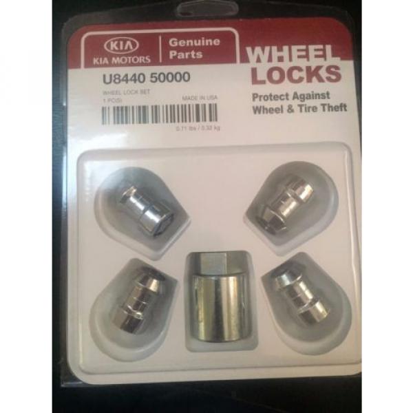 New OEM Kia Wheel Lock Nuts Set U8440-50000 Soul Forte Sportage Optima FREE SHIP #1 image