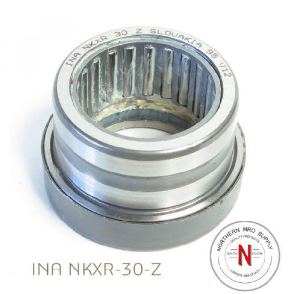 INA NKXR30-Z NEEDLE ROLLER/THRUST BEARING, 30mm x 46.8mm x 30mm, SINGLE SEAL #1 image