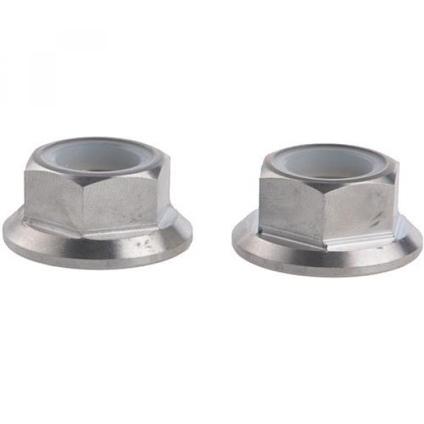 2 pcs Titanium / Ti M14 x 1.5 Pitch Sprocket Flange Lock Nut - Gr.5 6Al/4V Ti #4 image