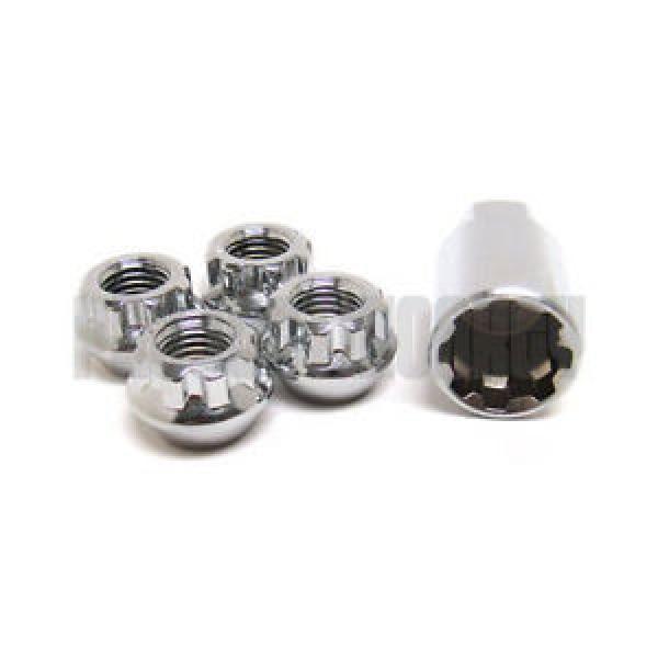 Bull Lock Open Ended Wheel Locks Chrome Fits: Acura &amp; Honda M12xP1.50 #1 image