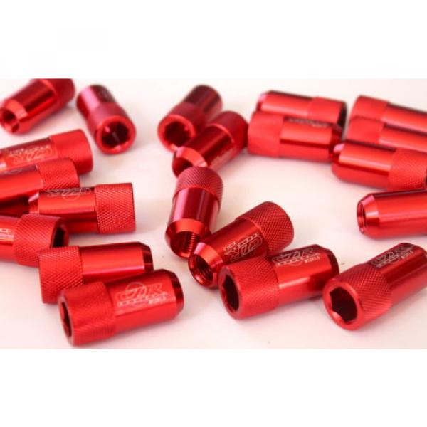 16PC CZRRACING RED SHORTY TUNER LUG NUTS NUT LUGS WHEELS/RIMS FITS:ACURA #1 image
