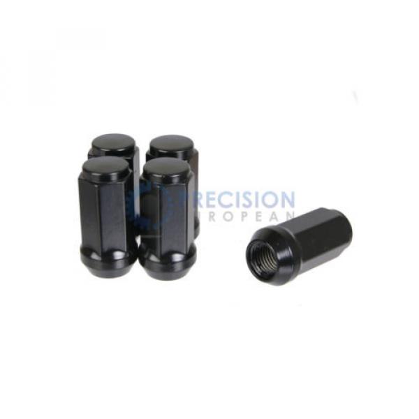 32pc Black Spline Lug Nuts | 14x2 Threads | for Ford F250 F350 Superduty Locks #2 image