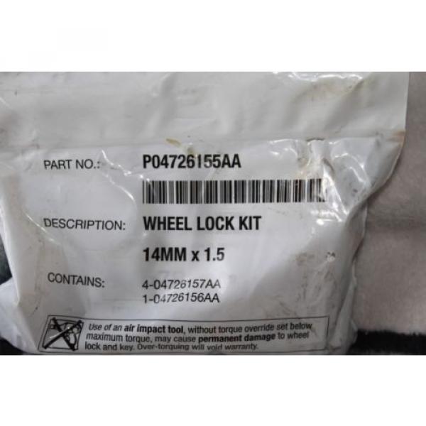 Dodge Chrysler Wheel Lock Kit OEM Mopar 82212567 Locking Lug Nuts Kit 11-13 #1 image