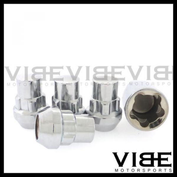 (4) 12X1.25 CHROME ACORN WHEEL LUG NUT LOCKS SET OF 4 #1 image