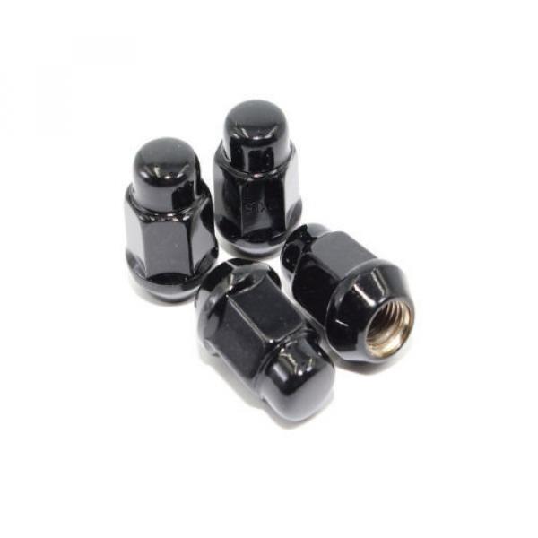 20 Black Acorn Lug Nuts Wheel Locks Combo 12x1.5 Lexus GS GS200t GS350 GSF #2 image
