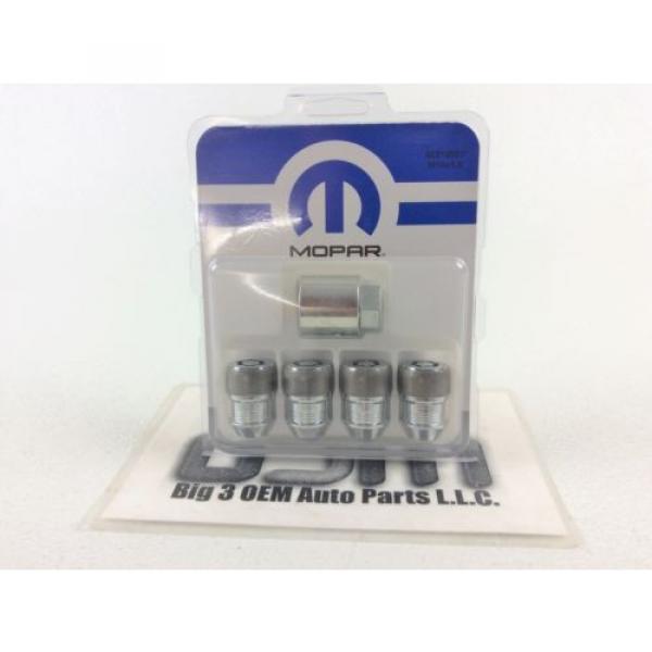 Dodge Challenger Charger Chrysler 300 Wheel Lock Lug Nut Kit with Key new OEM #1 image